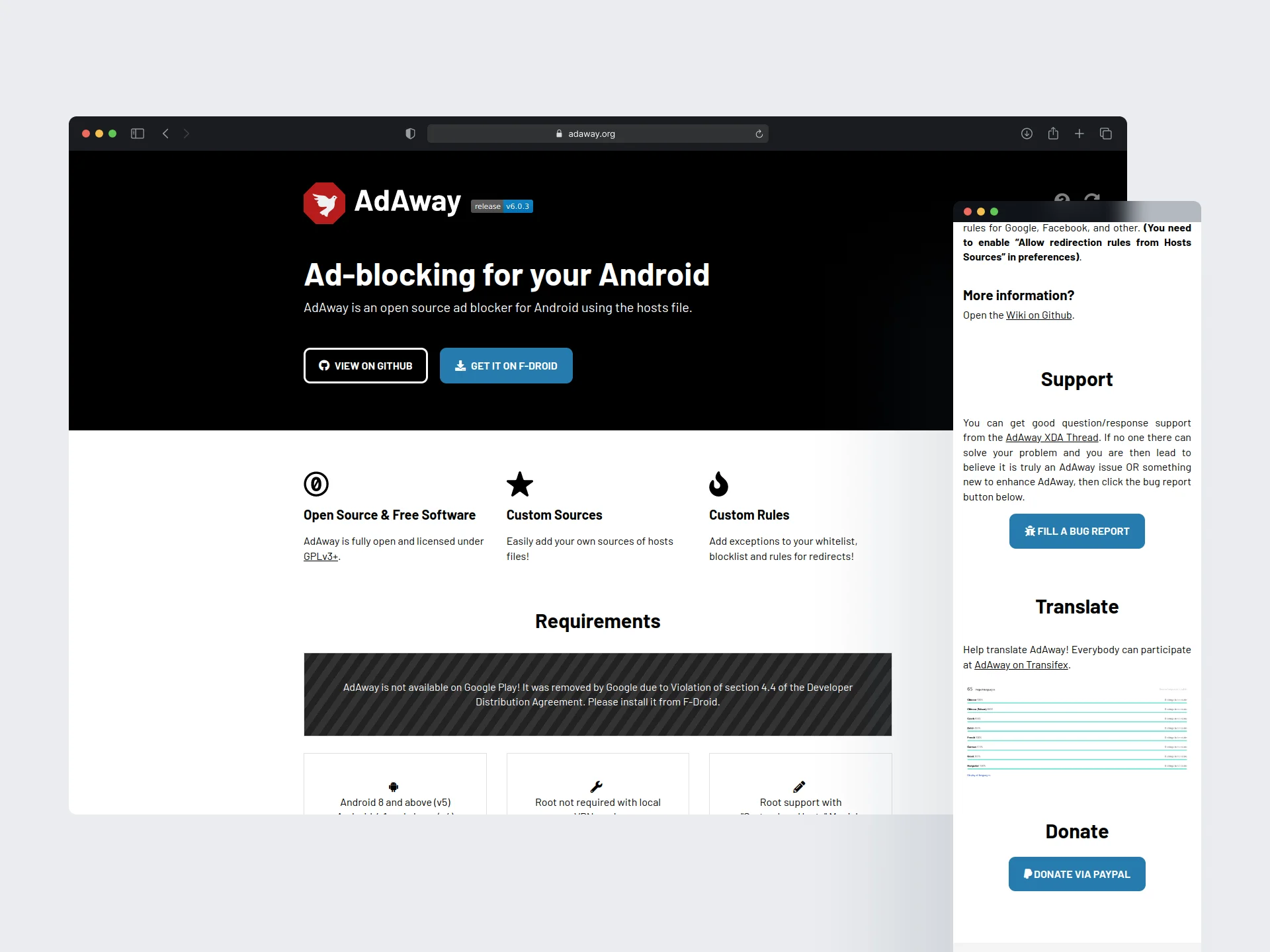 AdAway Website