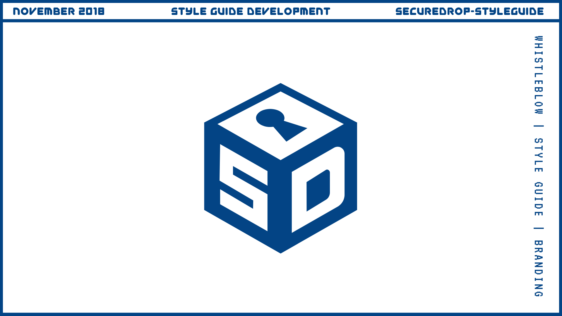SecureDrop Style Guide Website