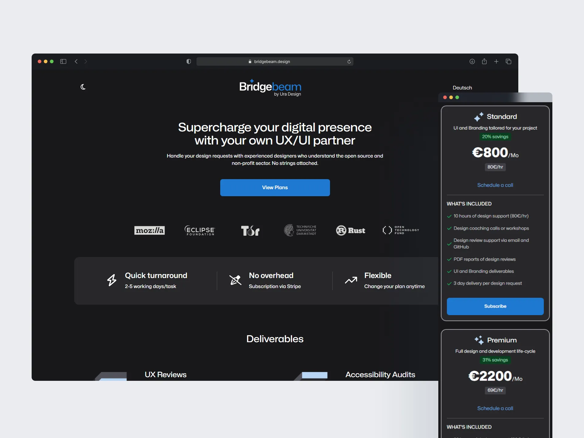 Bridgebeam Website