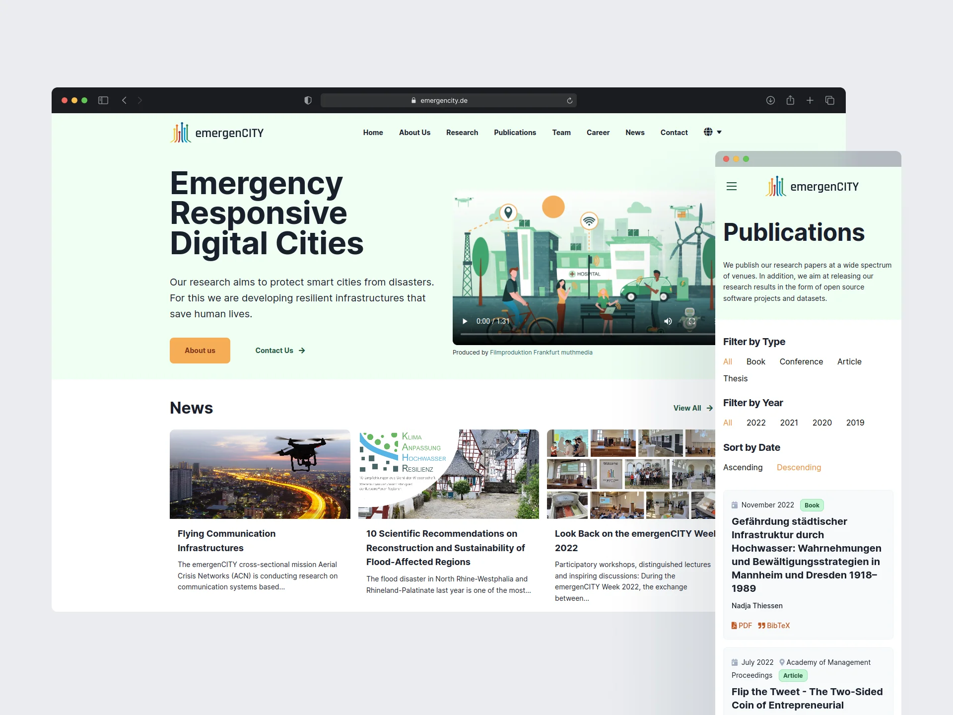 emergenCITY Website