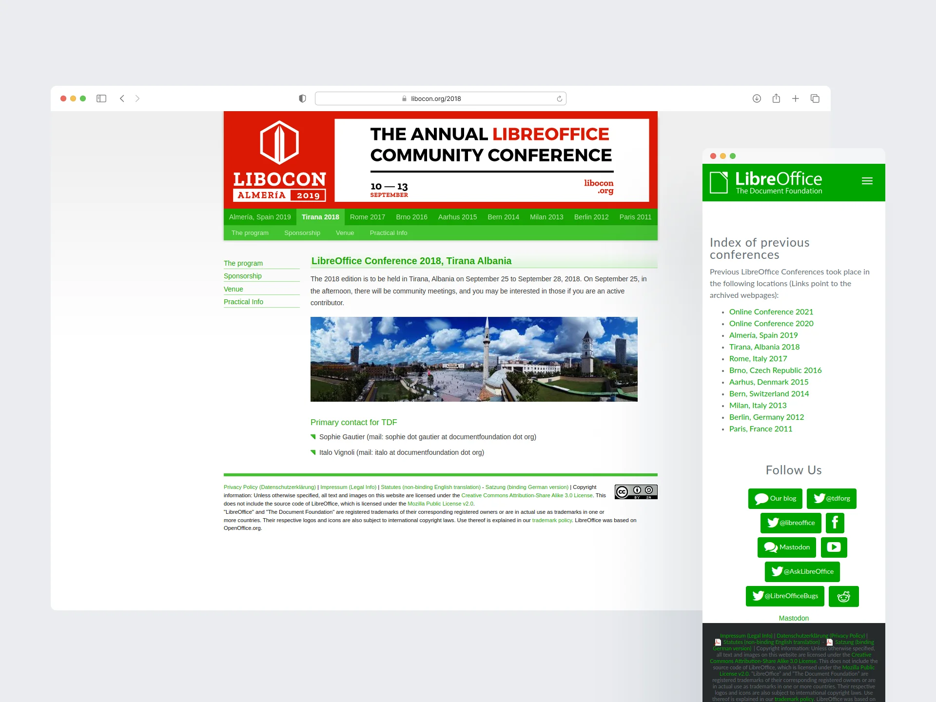 LibOCon 2018 Branding