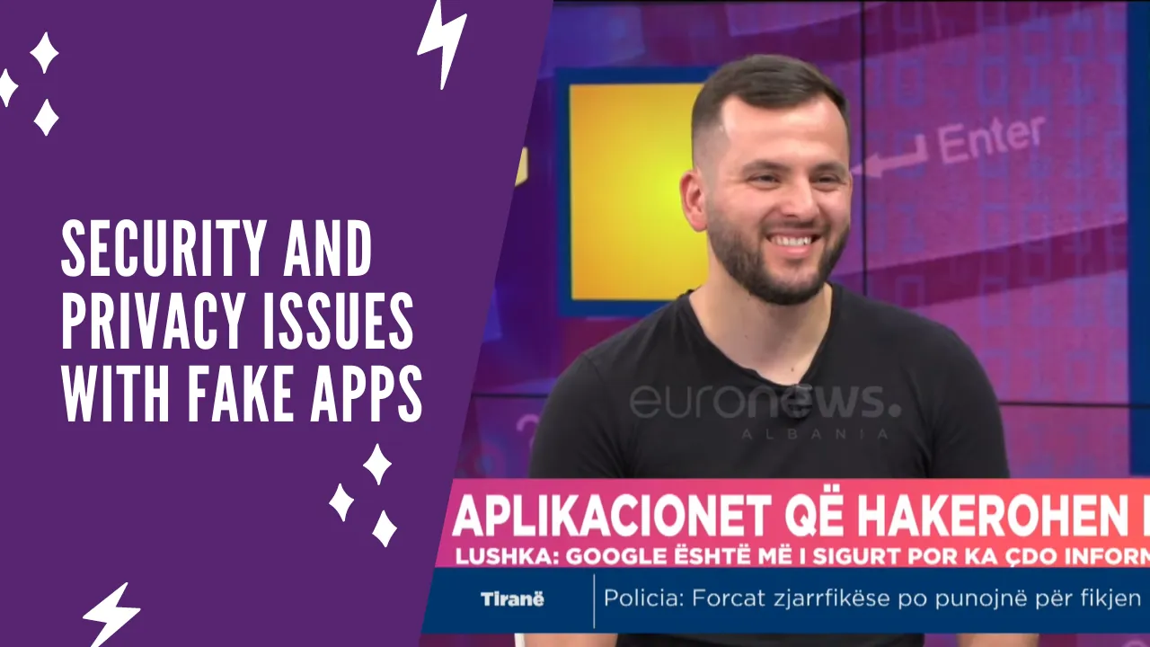Thumbnail for video titled: Security and privacy issues with fake apps